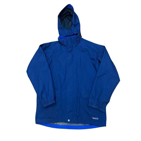 Patagonia Storm Chasers Jacket Rain Coat Large Removable Hood Size: M - Picture 1 of 6